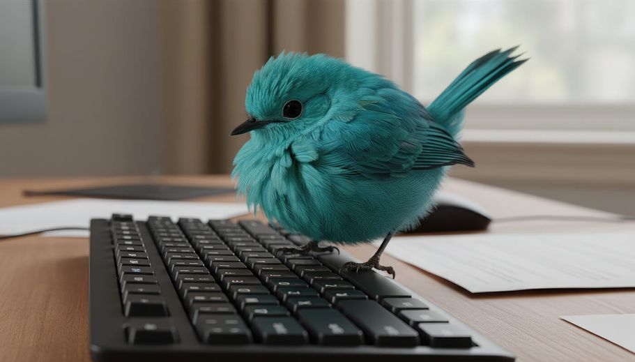 Turquoise Wren extra large wall art and panoramic wall art specialists. 3m wall art.