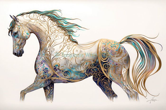 Celtic Welsh Pony watercolour